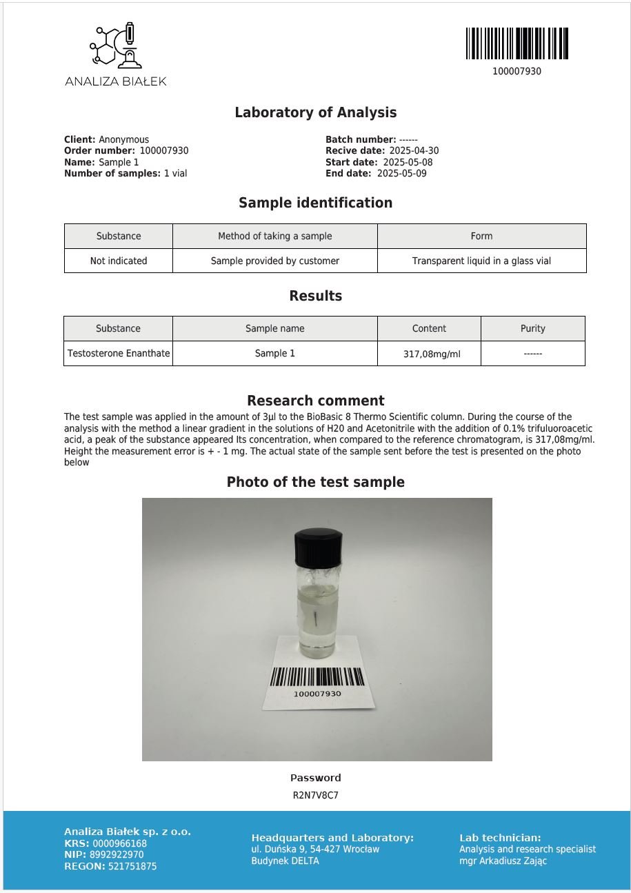 ENANTEST 300 (USA WAREHOUSE)