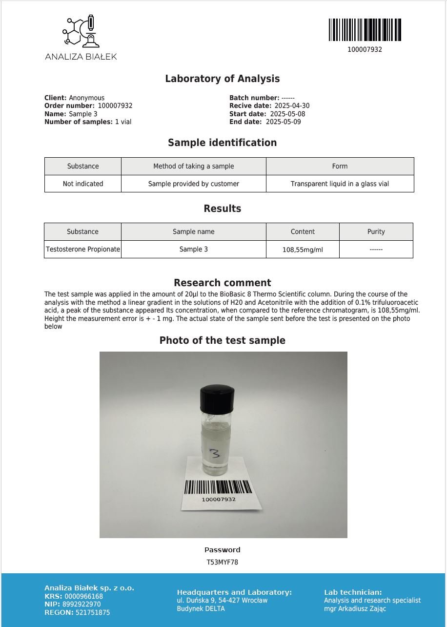 PROPITEST 100 (USA WAREHOUSE)